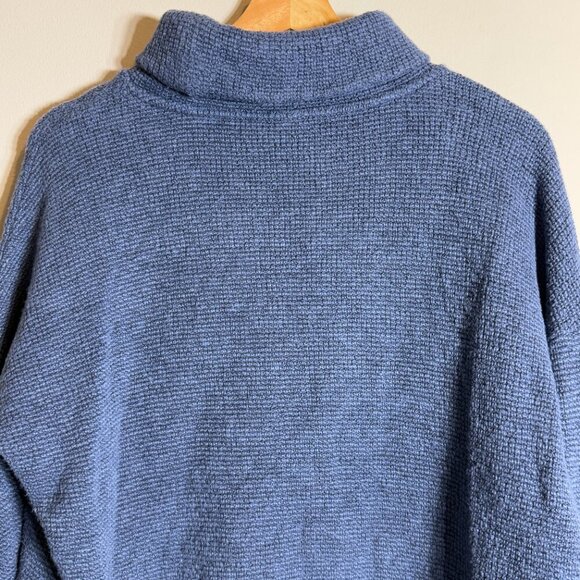 Sweaty Betty Bouclé Funnel Neck Sweatshirt Pullover Women's Medium 8-10 Blue - Picture 11 of 15